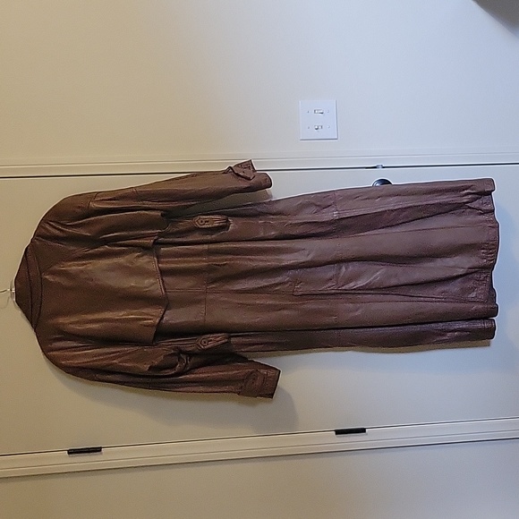 LINDA DRESNER Pelle Leather Ladies Coat - Picture 3 of 12